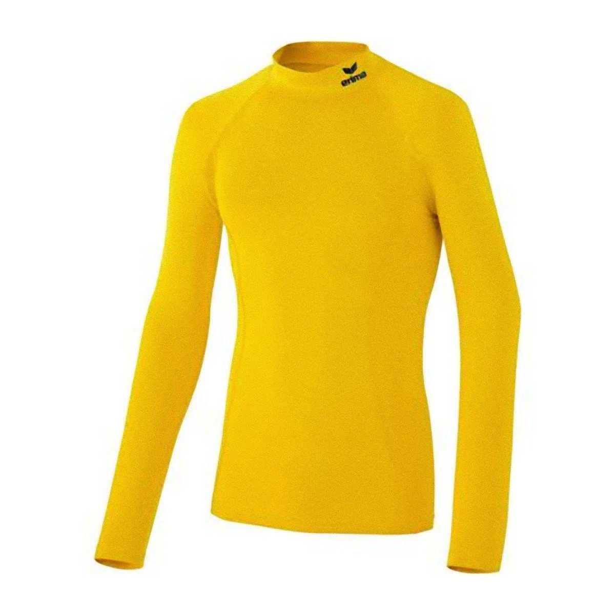 Erima Laufshirt Support Langarm Pullover Shirt Gelb Sportshirt Longsleeve Fussball Funktionsshirt