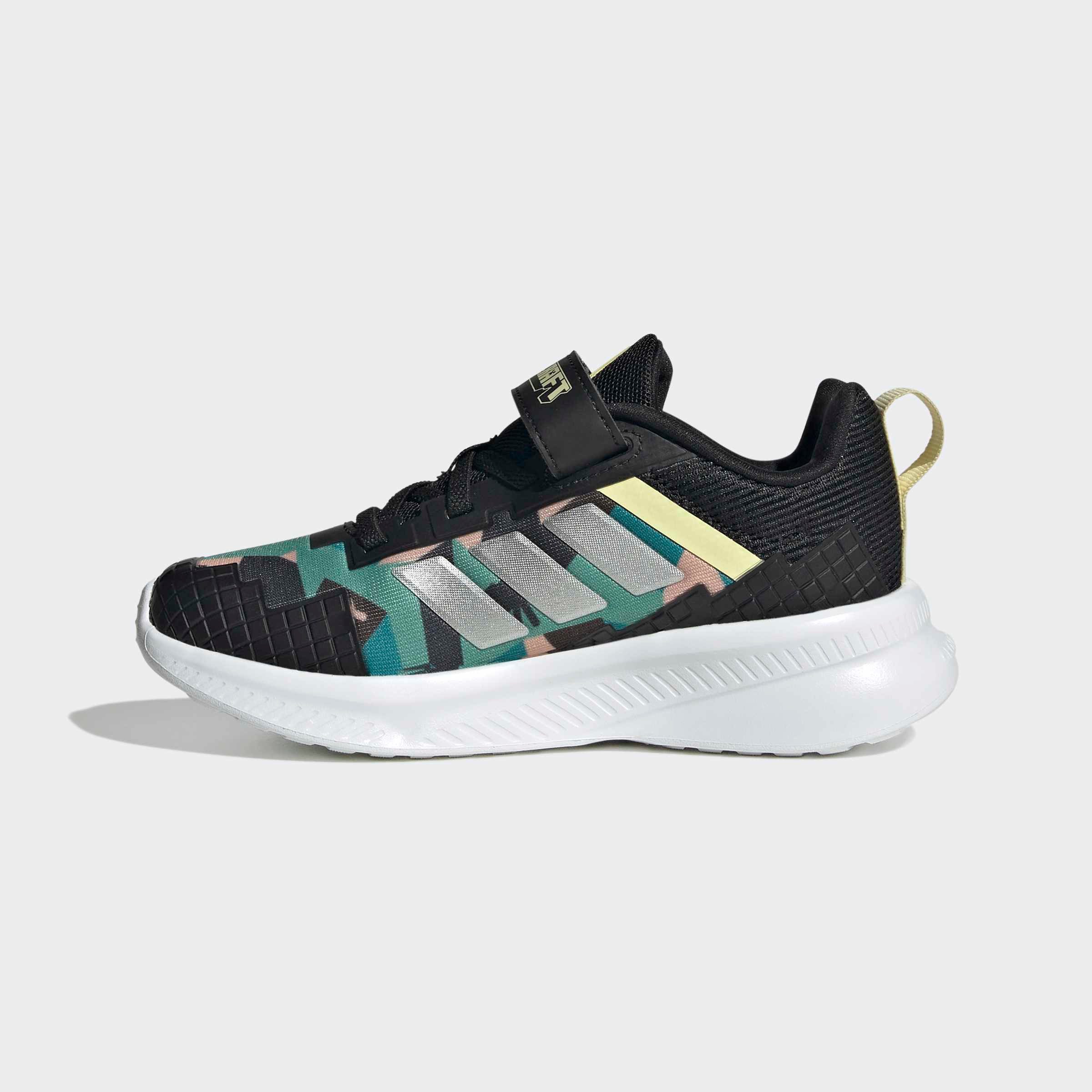 adidas Sportswear ADIDAS MINECRAFT FORTARUN 4.0 KINDER Laufschuh mit Klettverschluss, für Kinder & Jugendliche