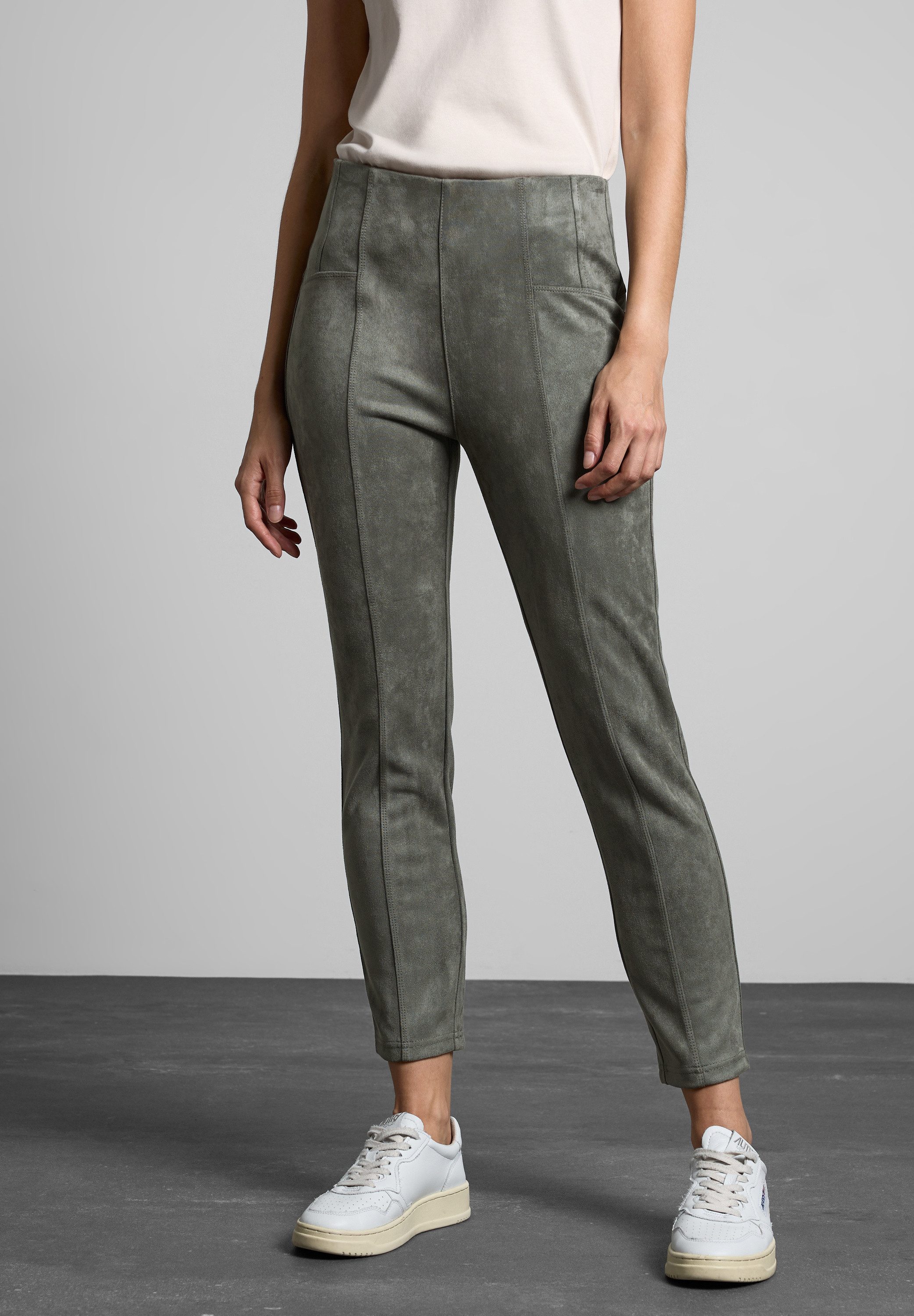 STREET ONE Stoffhose High Waist