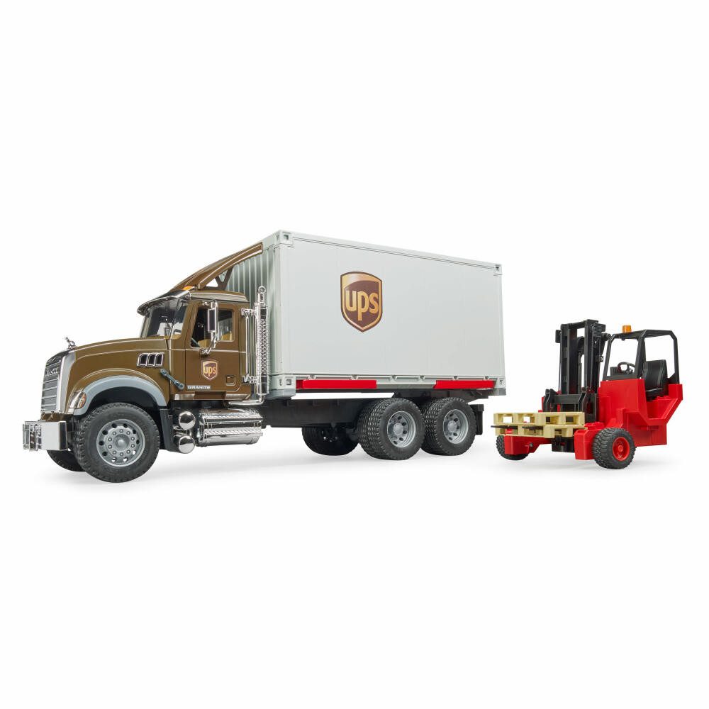 Bruder® Spielzeug-LKW MACK Granite UPS Logistik