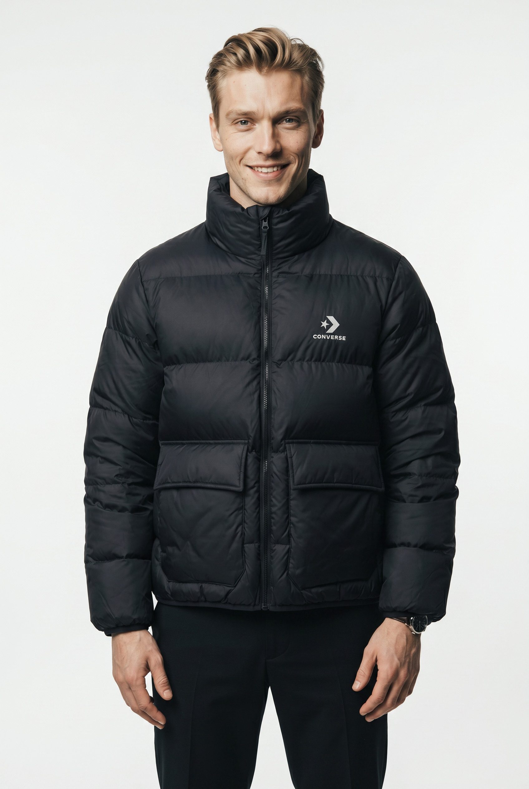 Converse Steppjacke wärmende, wasserabweisende und winddichte Eigenschaften