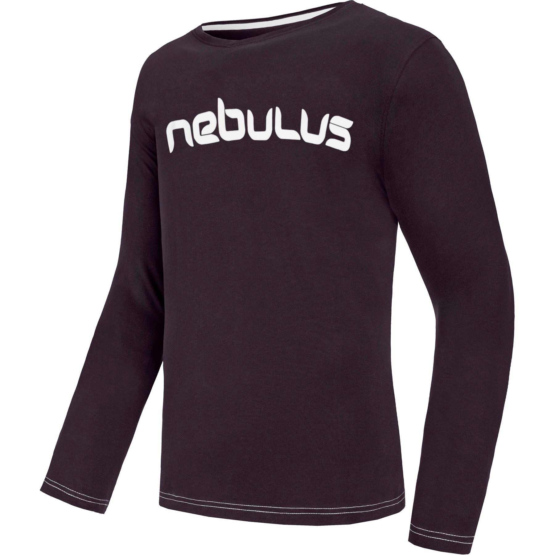 Nebulus Langarmshirt SALOS, P6871 - Herren, schwarz-weiß, M