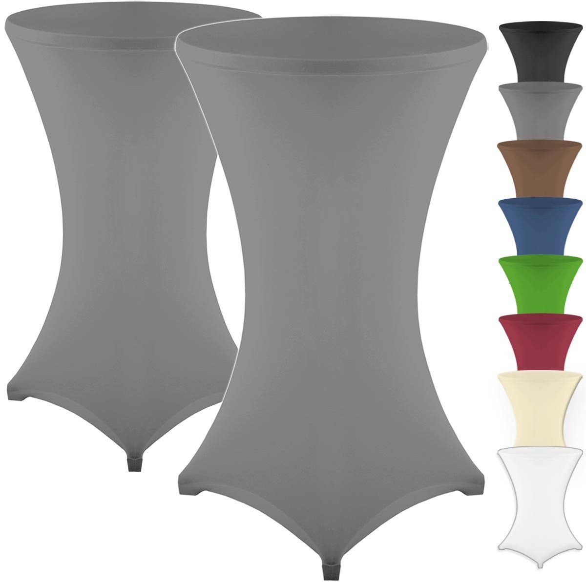Gräfenstayn Stehtischhusse 2er Set Stretchbezug Stehtisch günstig online kaufen