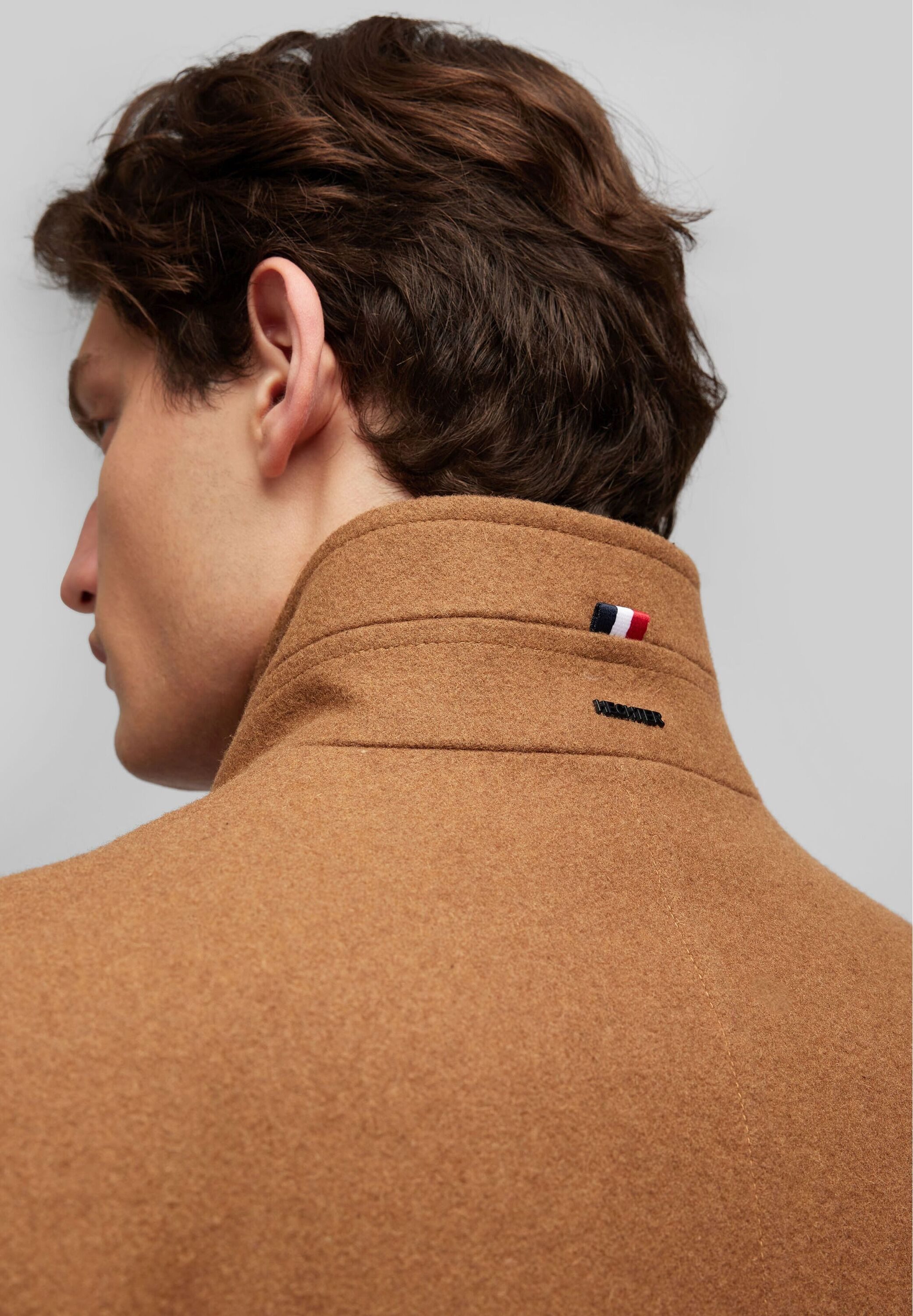 HECHTER PARIS Wollmantel mit Stehkragen