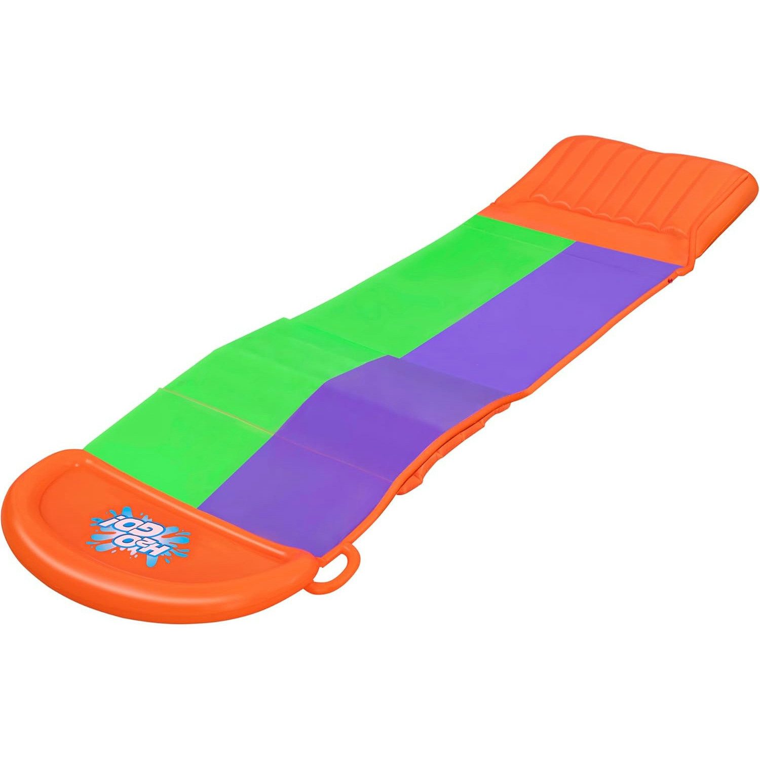 BESTWAY Wasserrutsche Splashcoaster Double Slide (4,7m), 2 Bahnen mit Bodenwelle