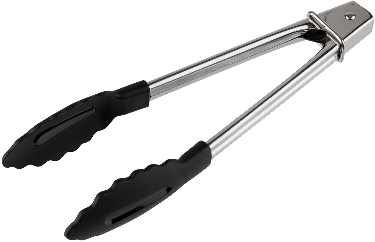 APS Servierzange Universalzangen im 2er Set, Länge 18 cm, aus Edelstahl, Greifer aus Polyamid