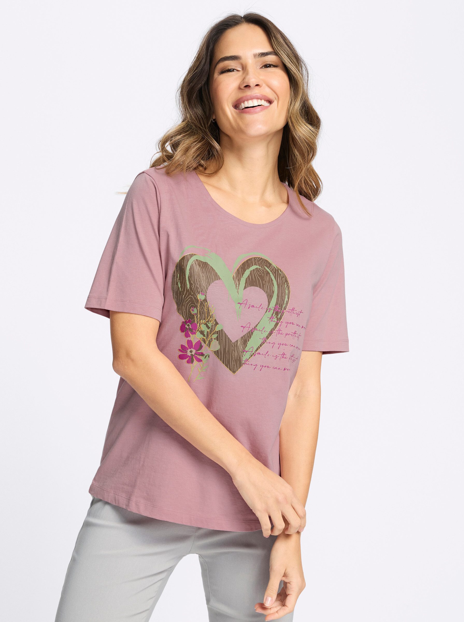 Sieh an! T-Shirt Trachtenshirt Kurzarm