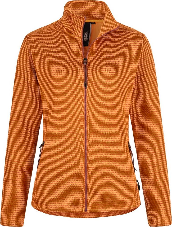 DEPROC Active Strickfleecejacke LAKE ERIE WOMEN auch in Großen Größen  erhältlich, Besonders leichte Kunstfaserjacke mit Powerstrecheinsätzen