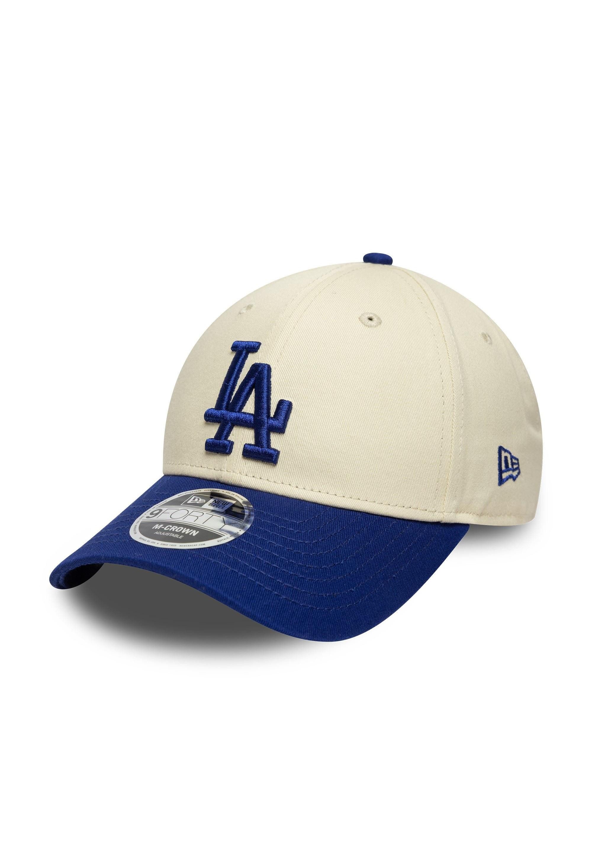 New Era Baseball Cap Los Angeles Dodgers New Era MLB Two Tone 9Forty M-Crown Cap Beige Blau (1-St)