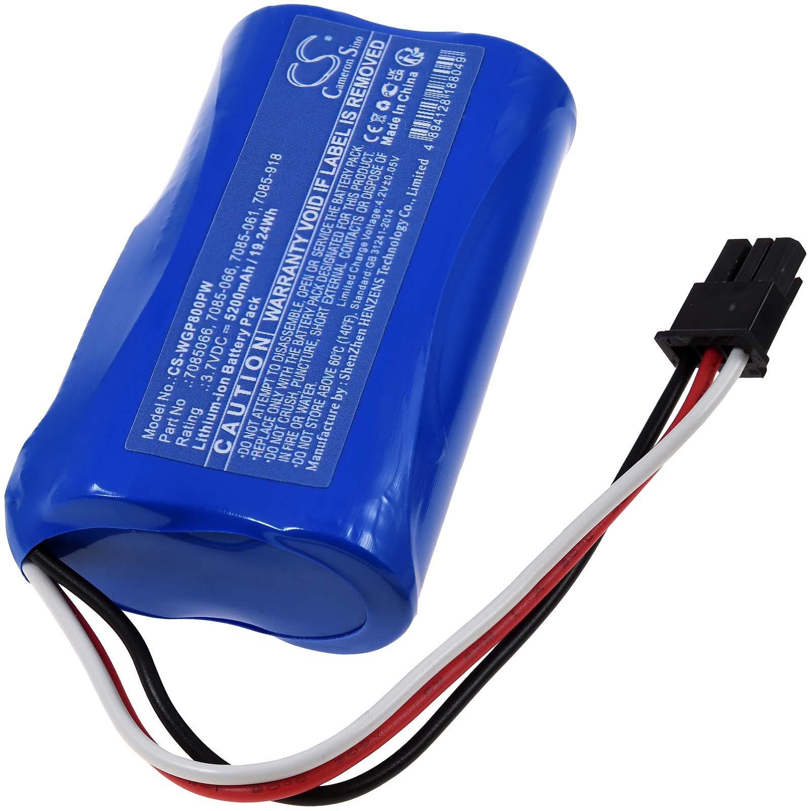 Powery Akku für Wolf Garten Typ 7085-061 Akku 5200 mAh (3.7 V)