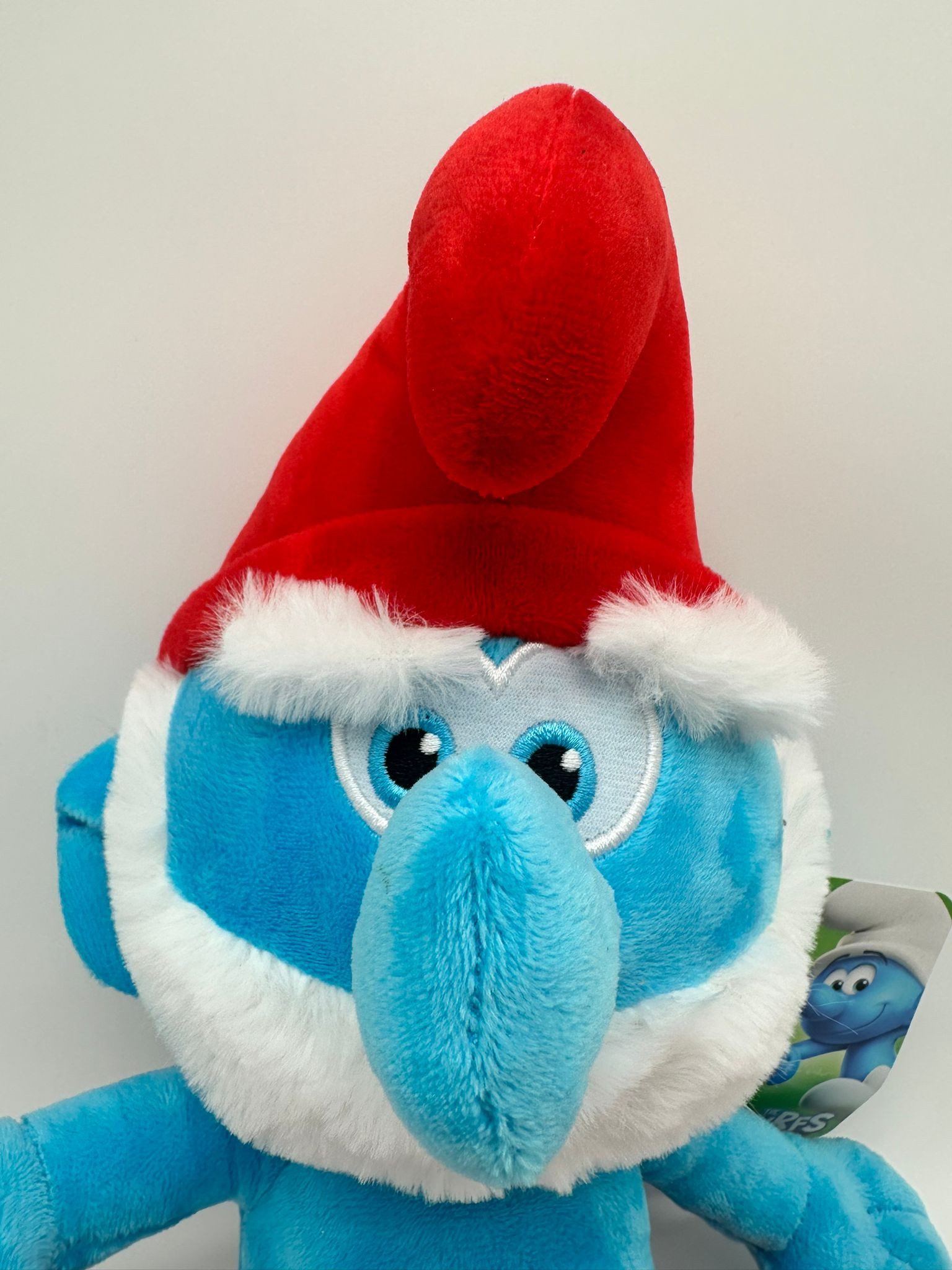 PMS Kuscheltier Die Schlümpfe Kuscheltier Plüschtier Papa Schlumpf Stofftier 34 cm (Set, 1-St., Geschenk-Set), Die Schlümpfe The Smurfs Geschenke für Mädchen Jungen Kinder Babys