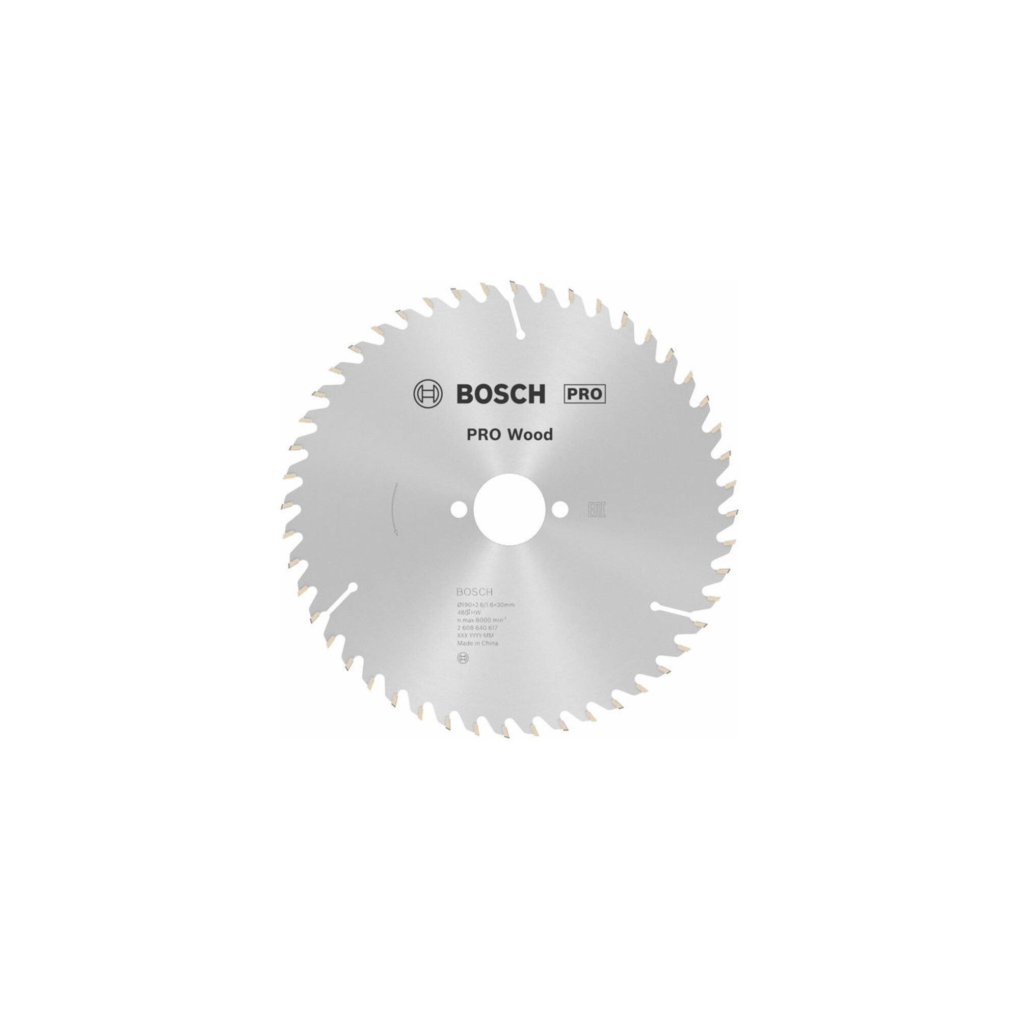 Bosch Professional Kreissägeblatt Bosch Kreissägeblatt Optiline Wood für Handkreissägen 190 x 30 x 2,6 m