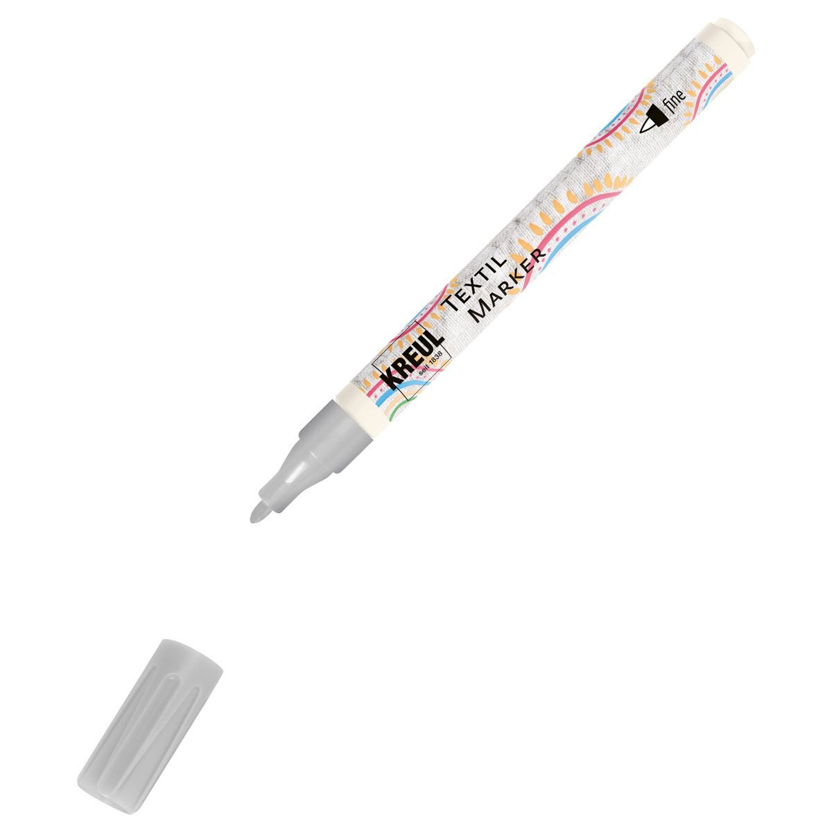 Textilmarker KREUL Textilmarker fine grau