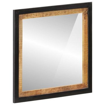 vidaXL Badezimmer-Set Badspiegel 55x1x60 cm Glas und Massivholz Mango