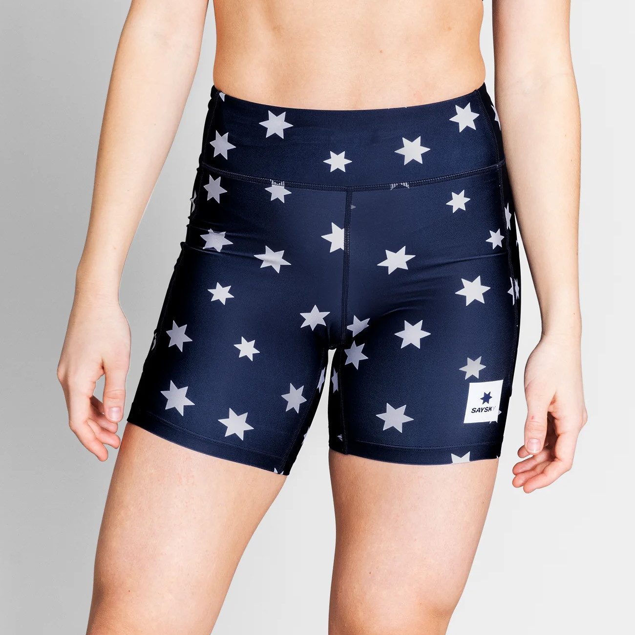 Saysky Laufhose Saysky W Star Combat+ Short Tights 7" Blue White