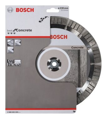 BOSCH Trennscheibe, Ø 230 mm, Best for Concrete Diamanttrennscheibe - 230 x 22,23 x 2,4 x 15 mm