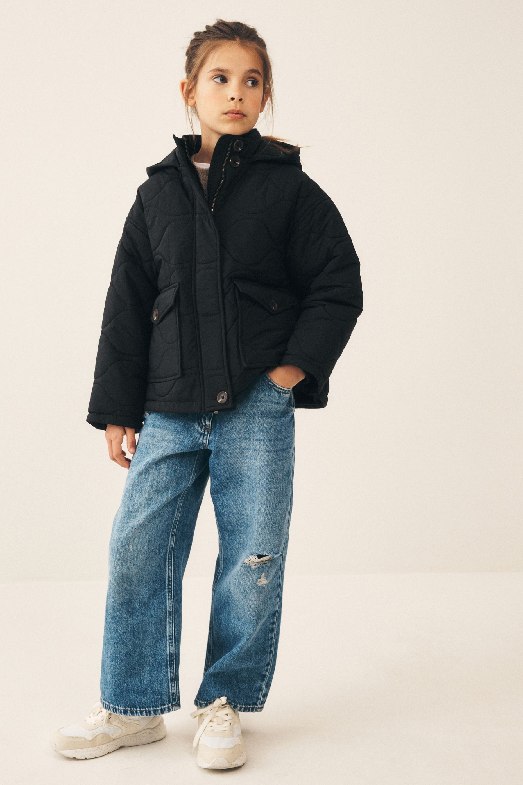 Next Steppjacke Wasserabweisende Steppjacke (1-St)
