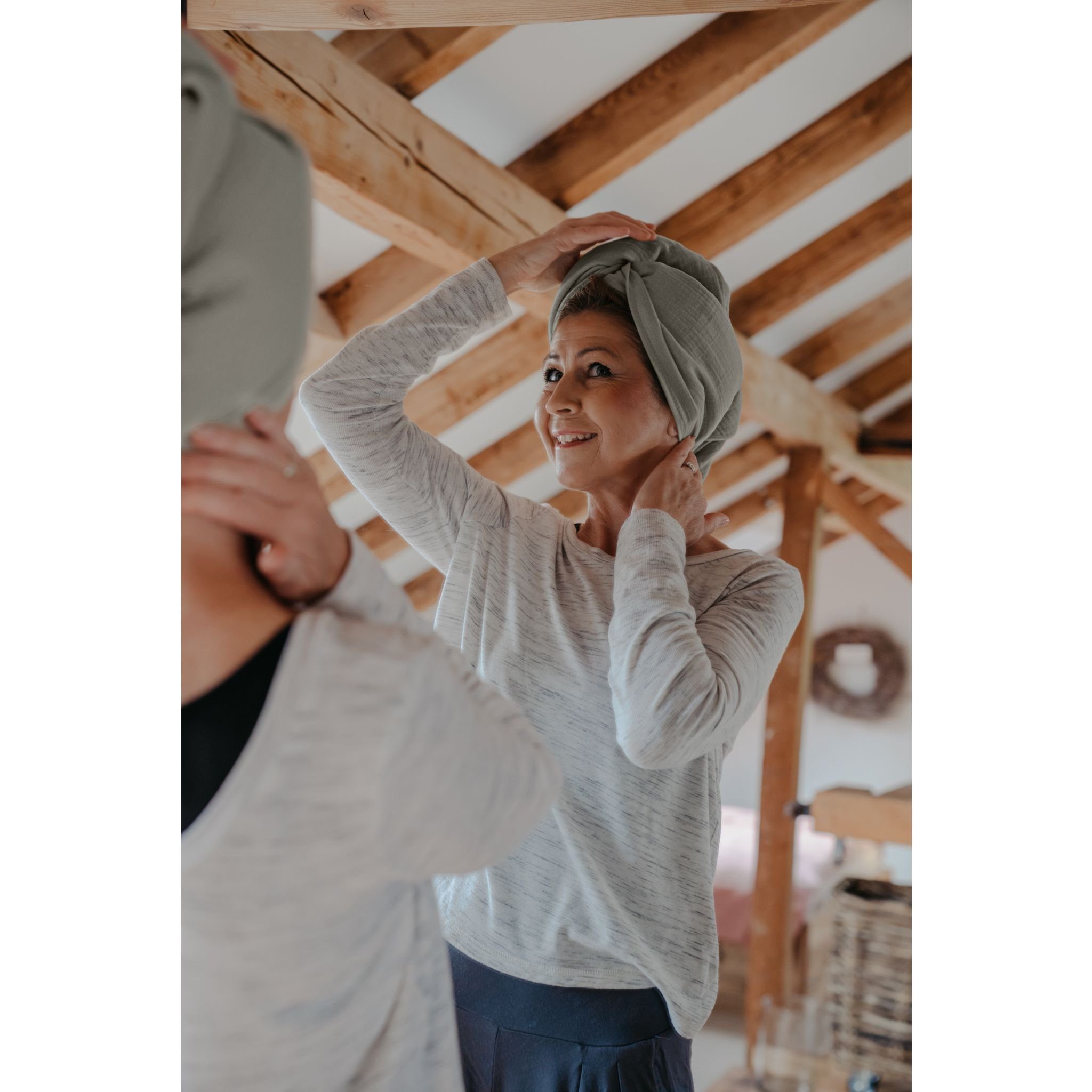 hutch&putch Turban-Handtuch Musselin Turban - Haarturban günstig online kaufen
