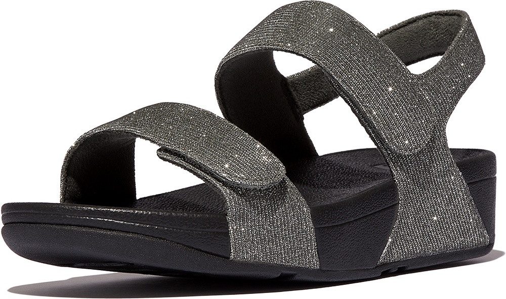 Lulu Adjustable Shimmerlux Back-Strap Sandals Sandale