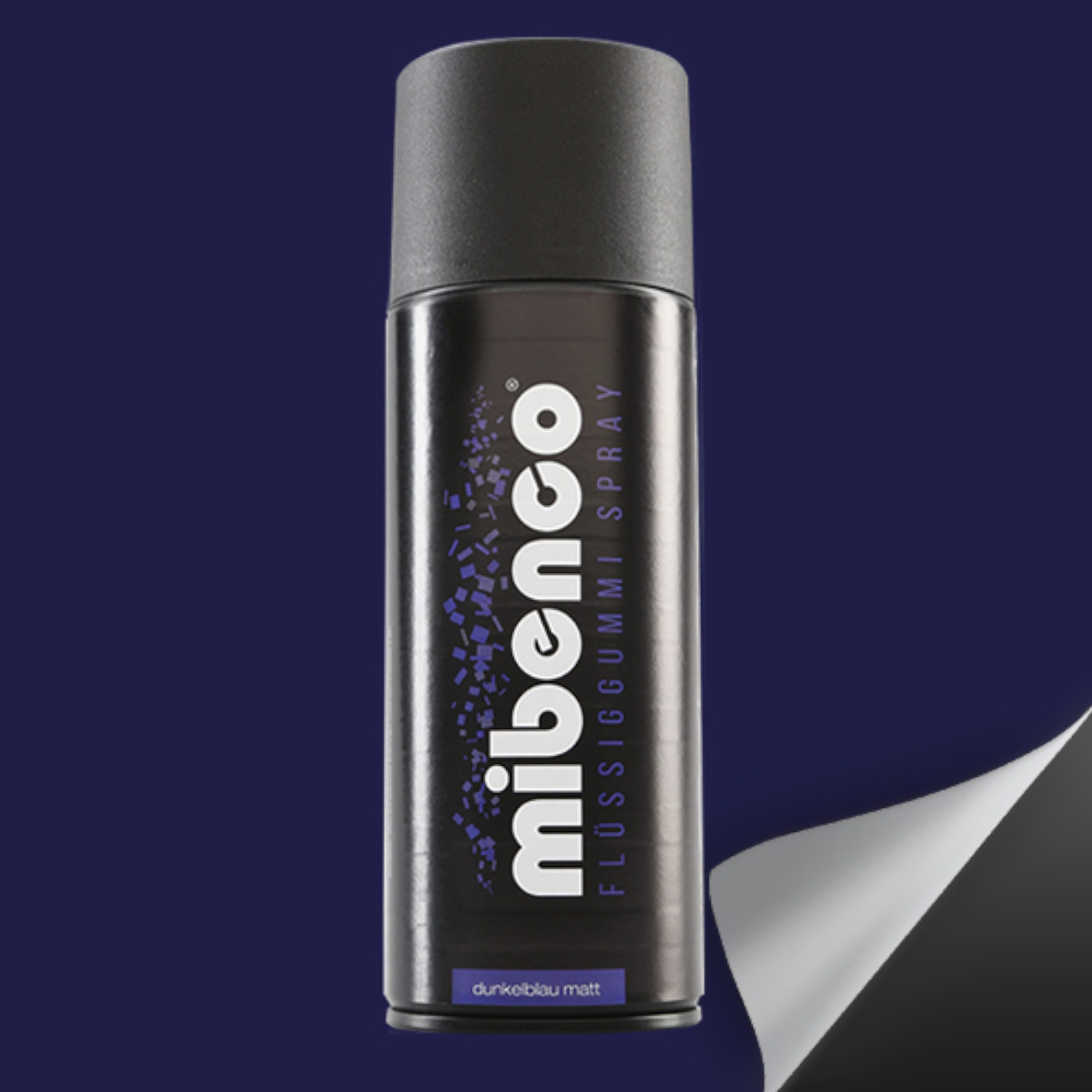 mibenco Lack Mibenco Flüssiggummi Spray Dunkelblau Matt 400ml