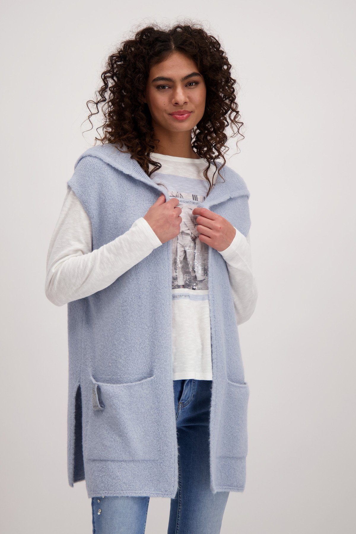 Damen Zopfmuster Weste ärmellos – Rollkragen Strick-Tanktop Für Herbst & Winter In Vielen Farben