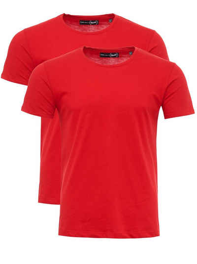Tazzio T-Shirt E100 (2-tlg) Rundhalsshirt im 2er-Pack