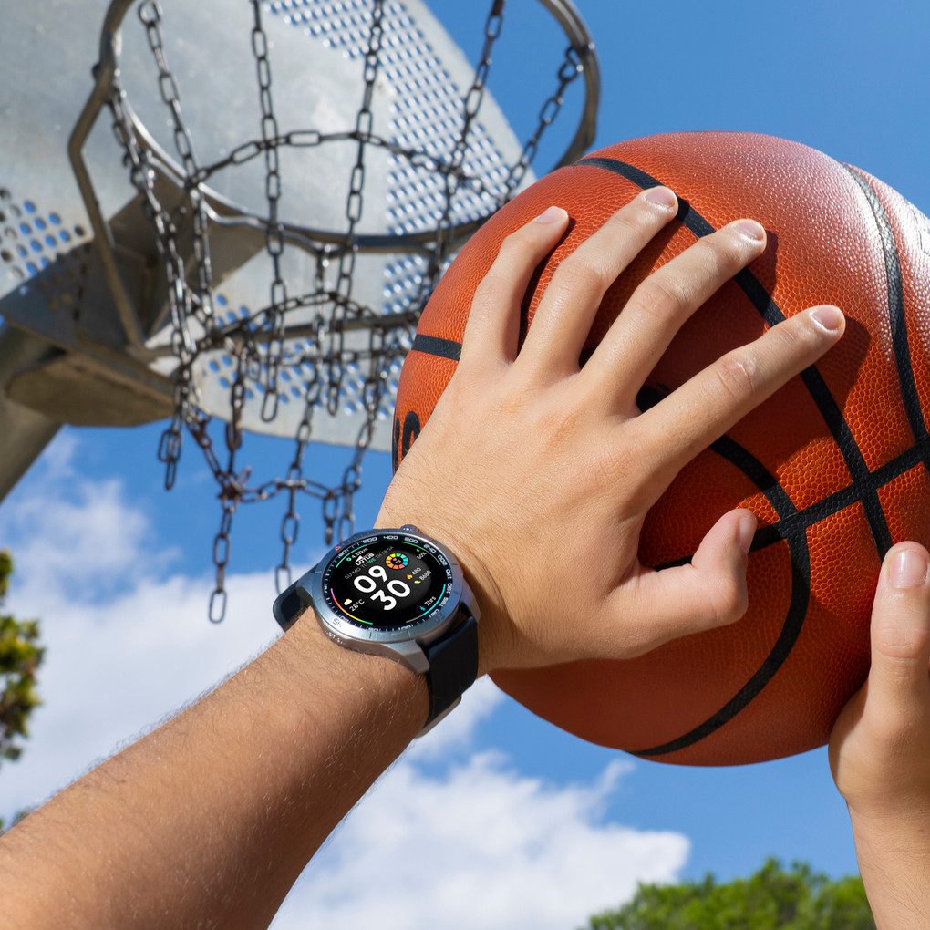 Lotus Smartwatch Smartwatch, Armbanduhr,Herrenuhr,Bluetooth,Steuerung der Smartphone-Kamera,Wecker
