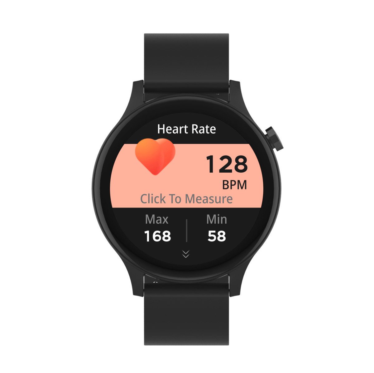 Denver SWC-338B Smartwatch (3,5 cm/1,38 Zoll, Proprietäres Betriebssystem), Fitness Uhr, Fitness Tracker, Gesundheitsfunktionen