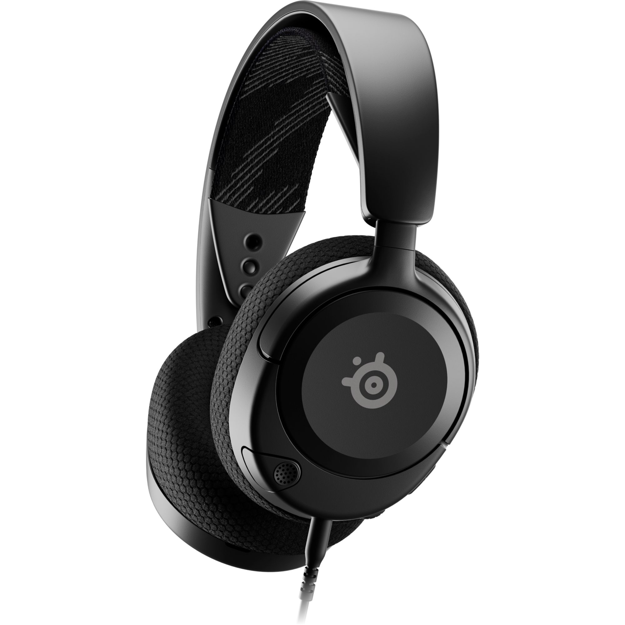 SteelSeries SteelSeries Arctis Nova 1, Gaming-Headset, (3.5 mm Klinke) Headset (Nova Acoustic System, 360°Spatial Audio, Sonar Software + Pro Grade Parametric EQ, ComfortMAX System)