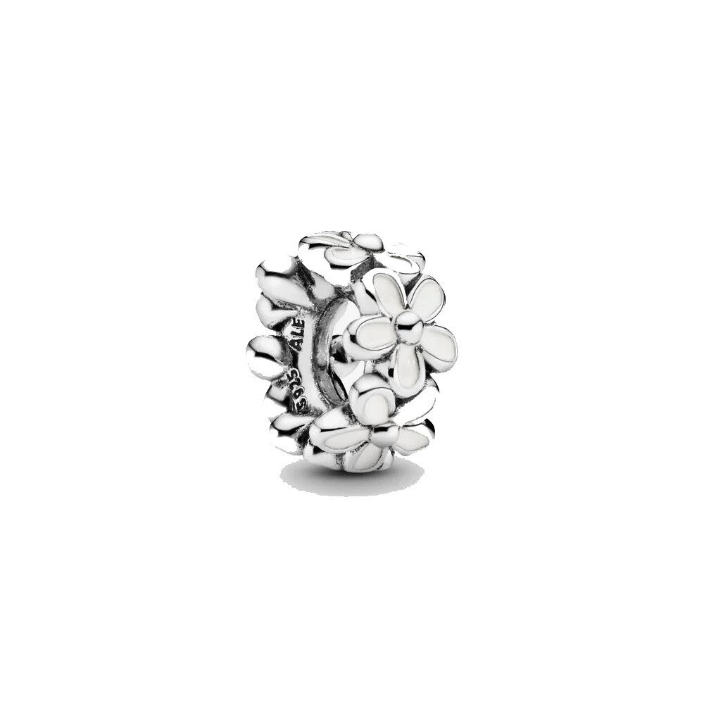 Pandora Charm-Einhänger Pandora Moments Weiße Gänseblümchen Zwischenelement 791495EN12 (1-tlg)