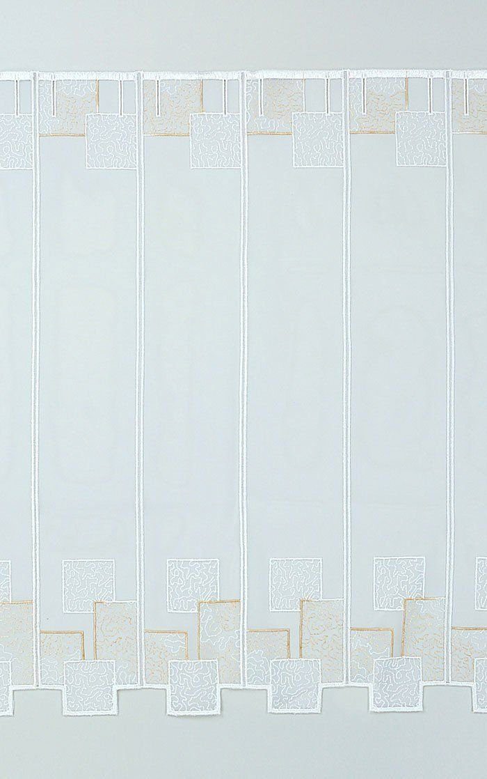 HxB (1 St), 30x41.5cm transparent, Blocks, Spitze®, Plauener Scheibengardine