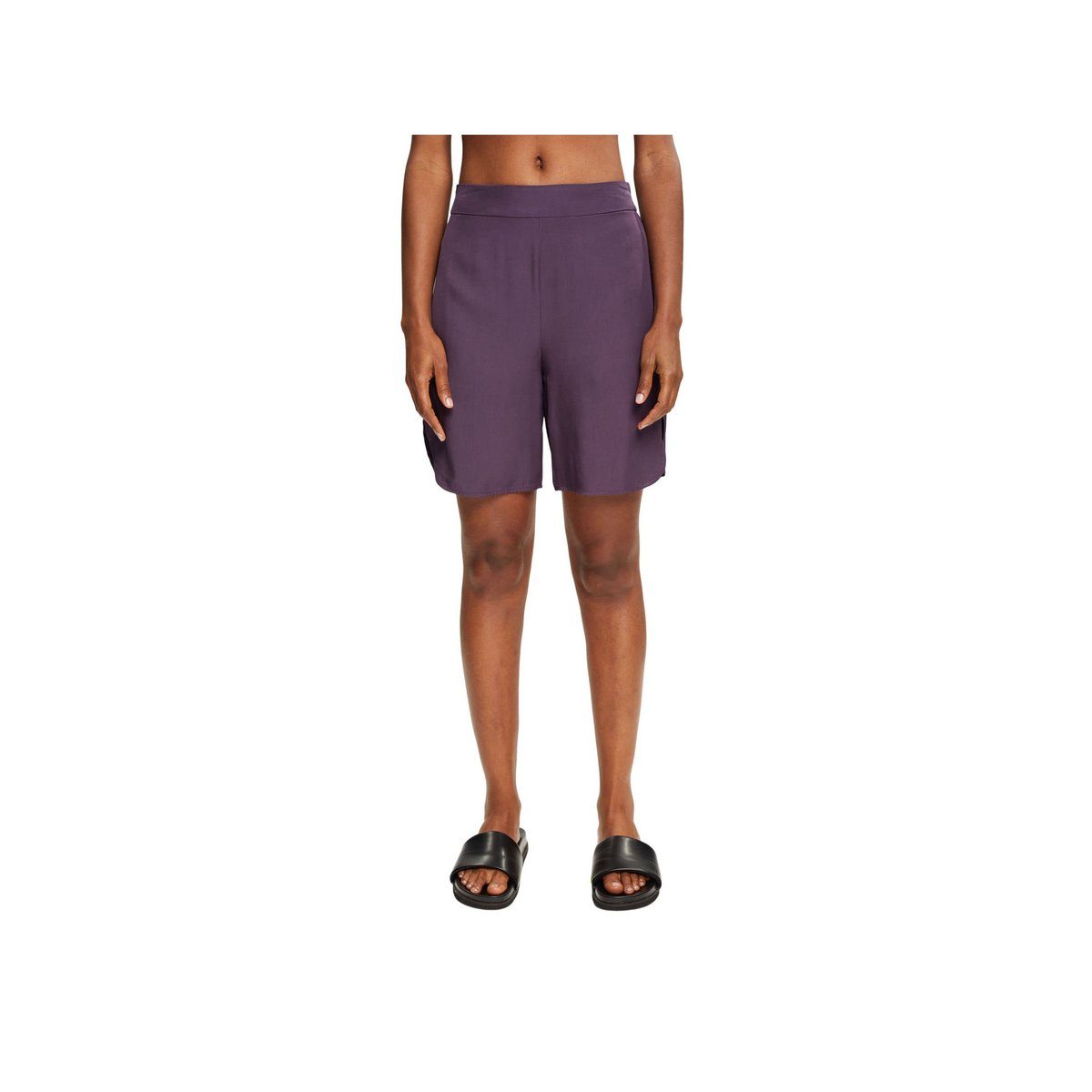 regular Esprit uni Shorts dark (1-tlg) purple