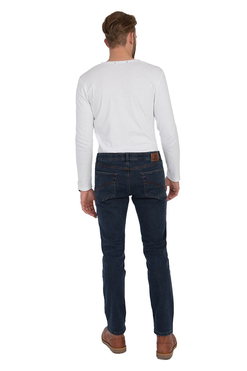 blau Pocket of Mobile mit 6822 Comfort Henry Club extra Slim-fit-Jeans