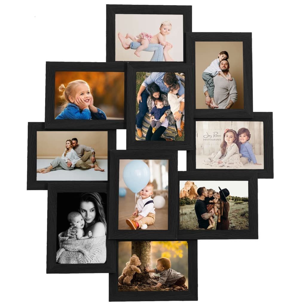 vidaXL Bilderrahmen Collage Bilderrahmen für 10x(10x15 günstig online kaufen