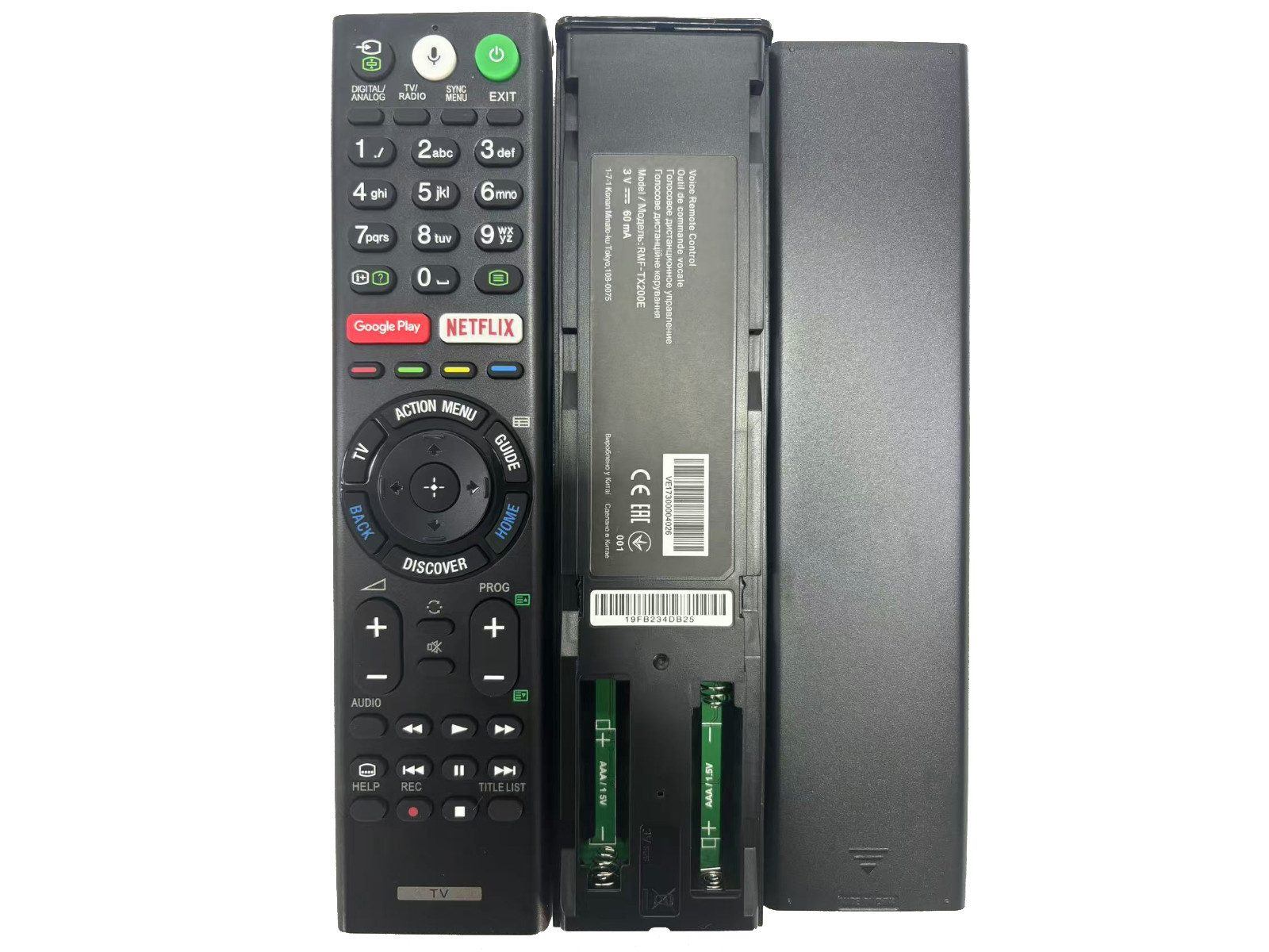 RMF-TX200E, 149312911, 149312913, VOICE Fernbedienung