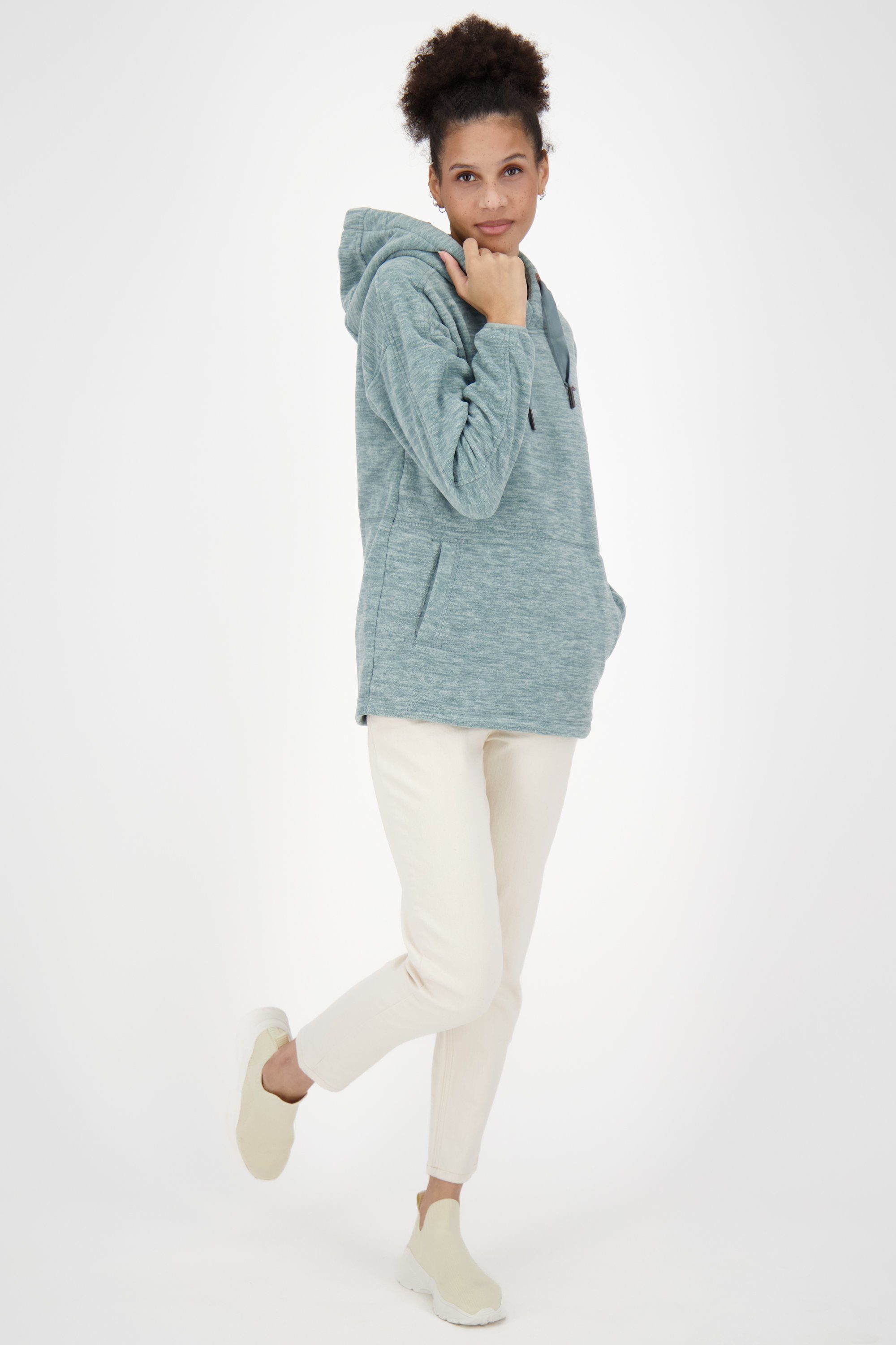 Sweatshirt & Sweat pacific F melange Damen AliyahAK Kickin Kapuzensweatshirt Alife Kapuzensweatshirt,