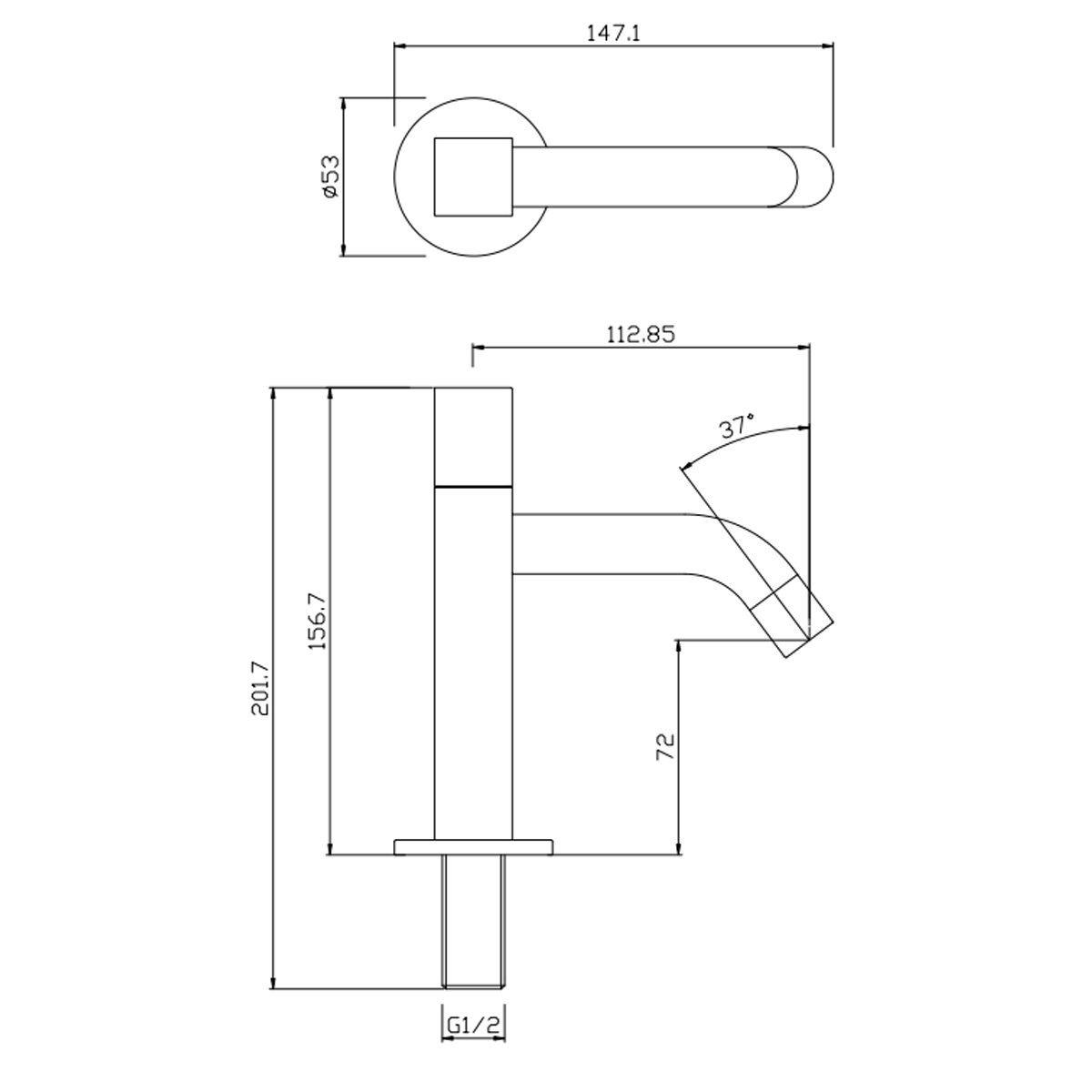 Belvit Waschtischarmatur BV-KW4221 (einzel, 1-St) BELVIT günstig online kaufen