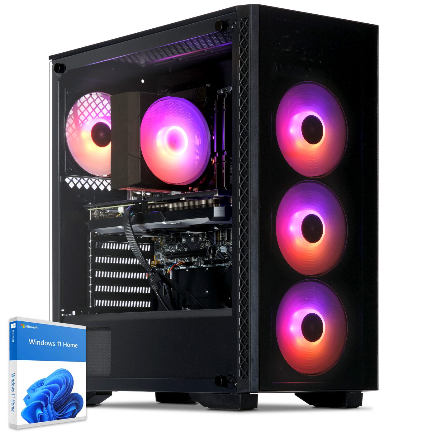 Sedatech UCCH878I4I1HF - Gaming-PC (Intel Core i9 14900KF 24x 3.2GHz (max 5.8GHz), Geforce RTX5060 8GB, 32 GB RAM, 2000 GB SSD, WiFi 6E)