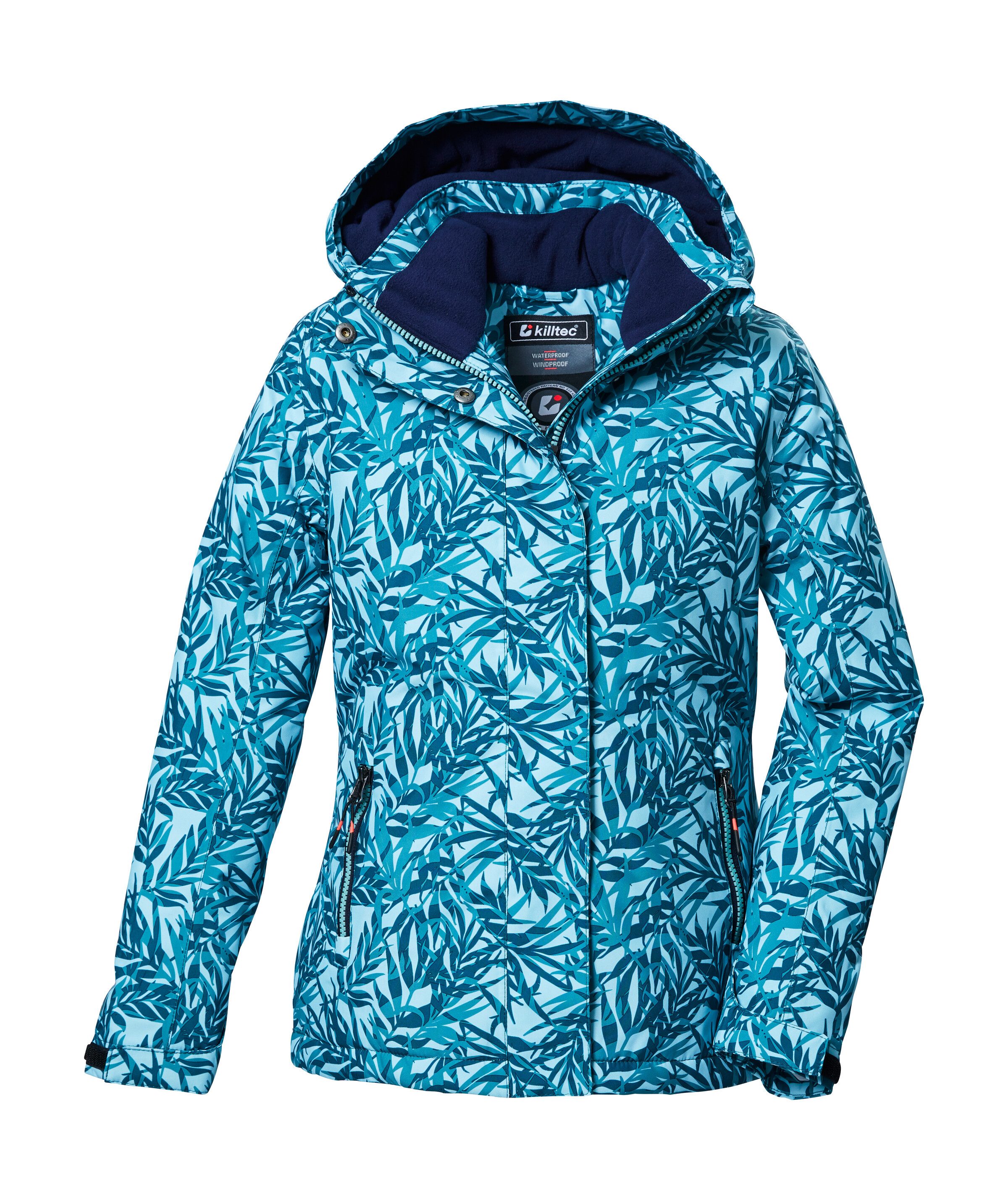 Killtec Funktionsjacke KOW 355 GRLS JCKT Wasserdichte Mädchenjacke mit Kapuze, Schneefang und Fleece