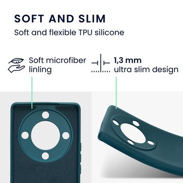kwmobile Handyhülle Slim Case für Honor Magic5 Lite 5G, Hülle Silikon Handy - Handyhülle gummiert