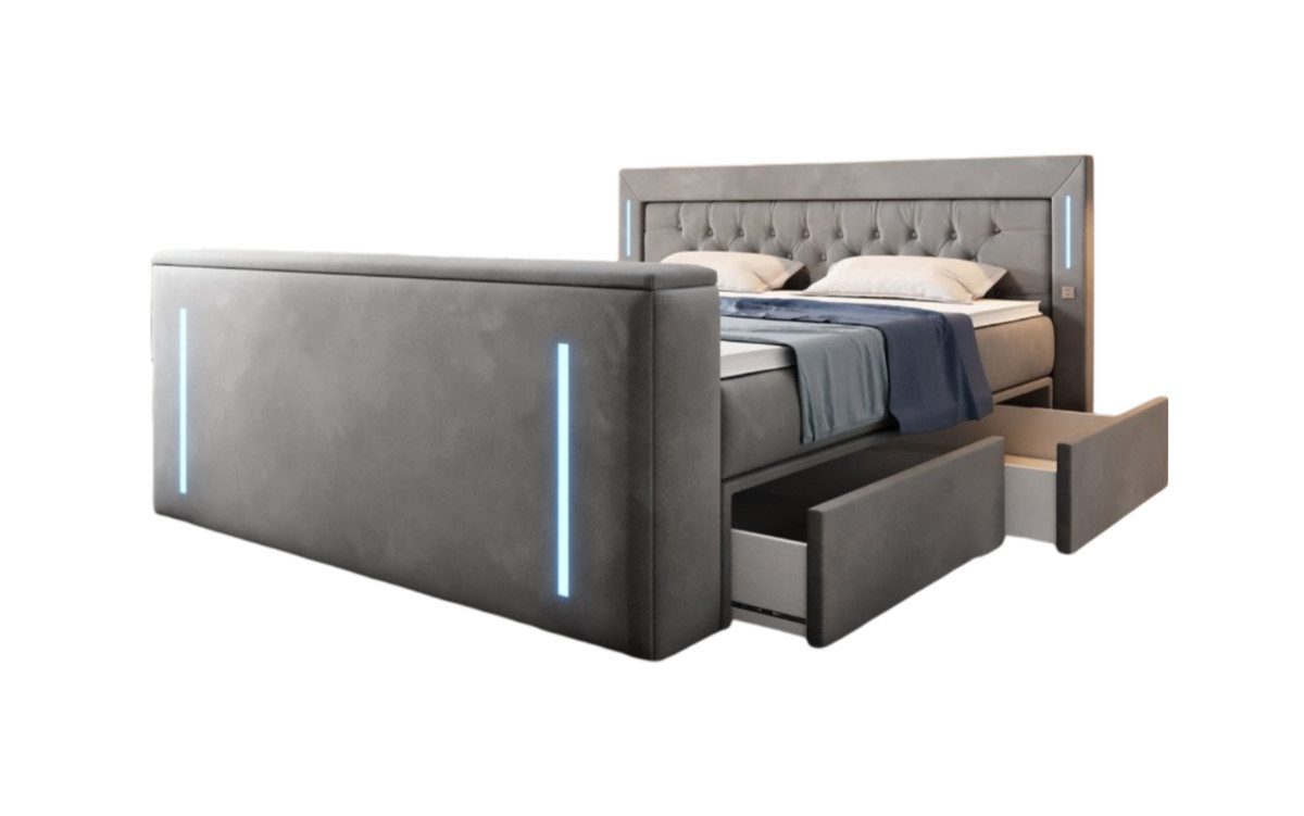 Luxusbetten24 Boxspringbett Divaneo, mit TV Lift günstig online kaufen