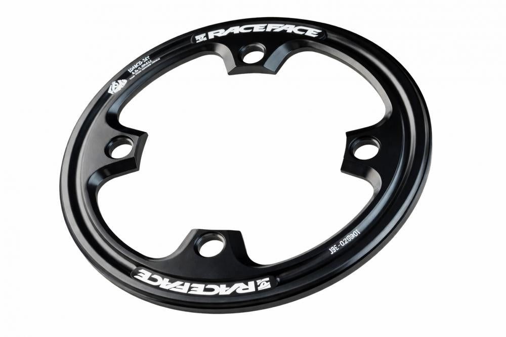 Race Face Fahrradketten Race Face Bash Guard, 104 BCD, 36 schwarz - robuster Kettenschutz für