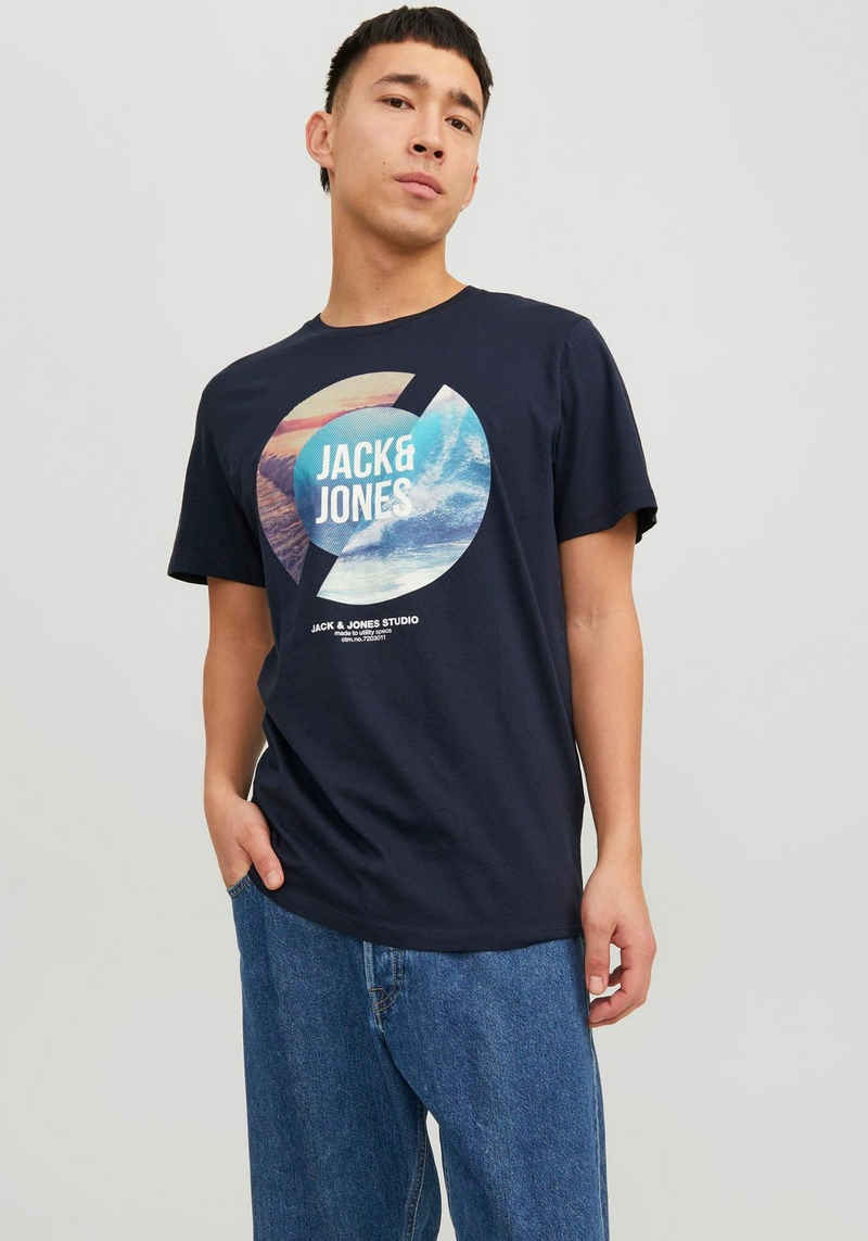 Jack & Jones Rundhalsshirt JJTRESOR TEE SS CREW NECK