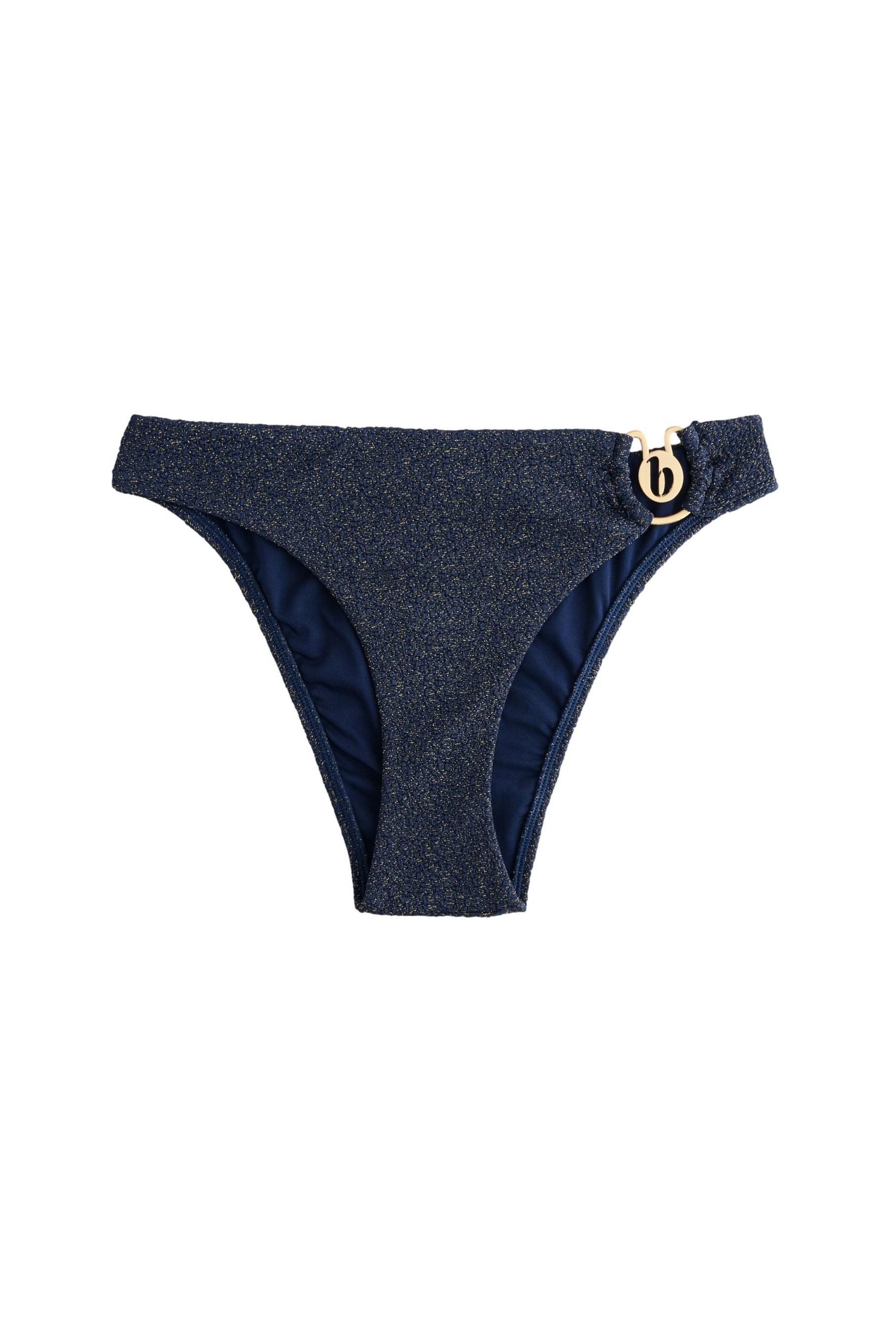 B by Ted Baker Bikini-Hose B By Ted Baker Glitzer Bikinihose mit hohem Bein günstig online kaufen