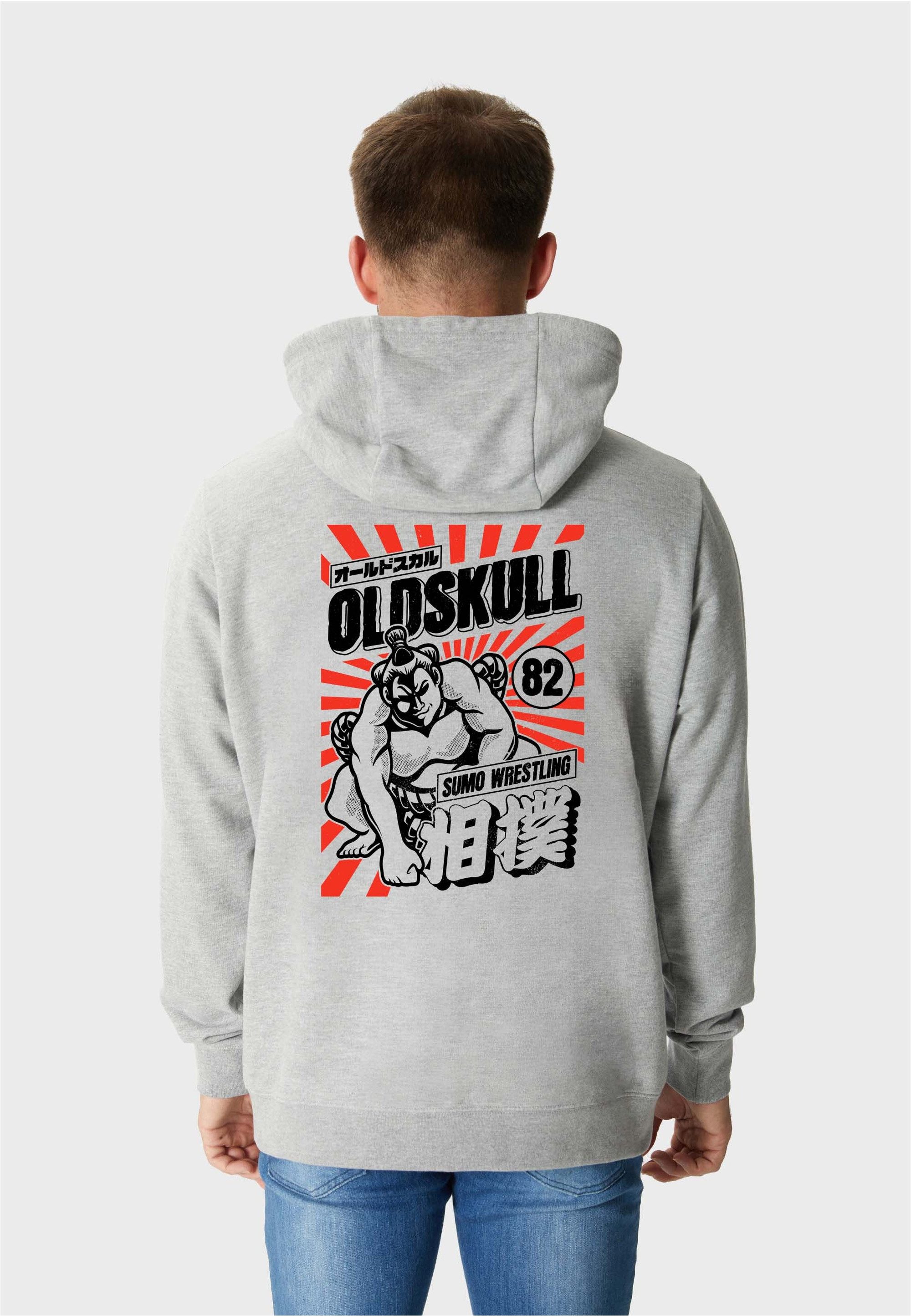 Oldskull Kapuzensweatshirt ASIAN SUMO SENSATION (1-tlg) mit coolem Print