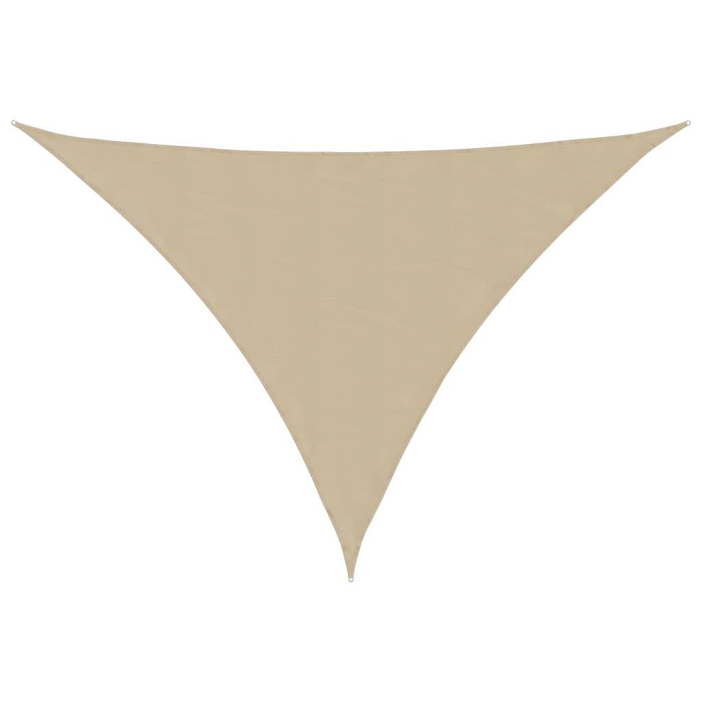 Sonnensegel Sonnensegel Oxford-Gewebe Dreieckig 4x5x5 m Beige