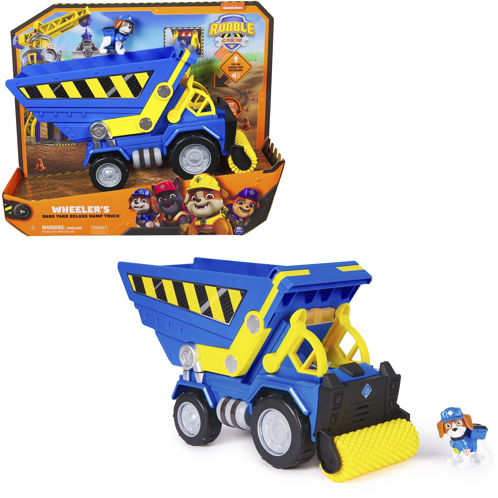 Spin Master Spielzeug-Baumaschine Spin Master Rubble & Crew - Premium Baufahrzeug, Spielfahrzeug, (mit