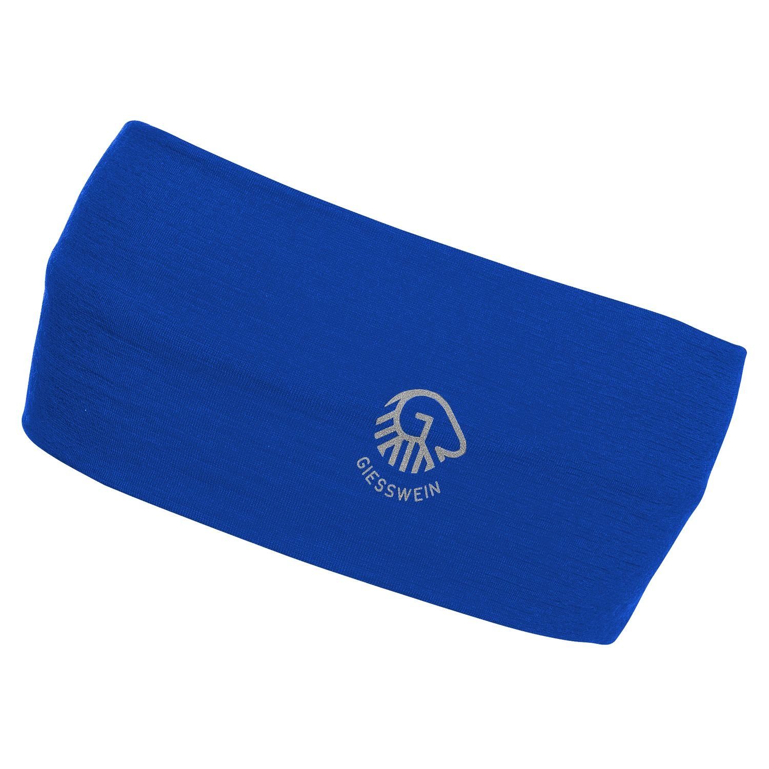 Giesswein Stirnband Brentenjoch Merino Jersey 599-knigsblau | Stirnbänder