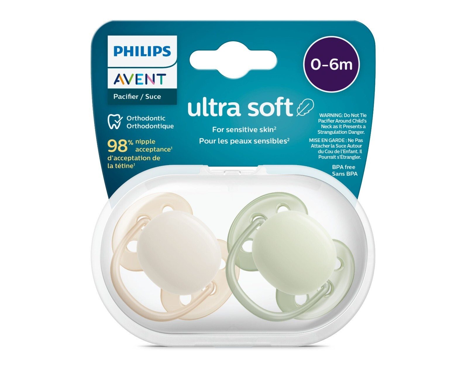 Schnuller ultra soft Beruhigungssauger 0-6 Monate