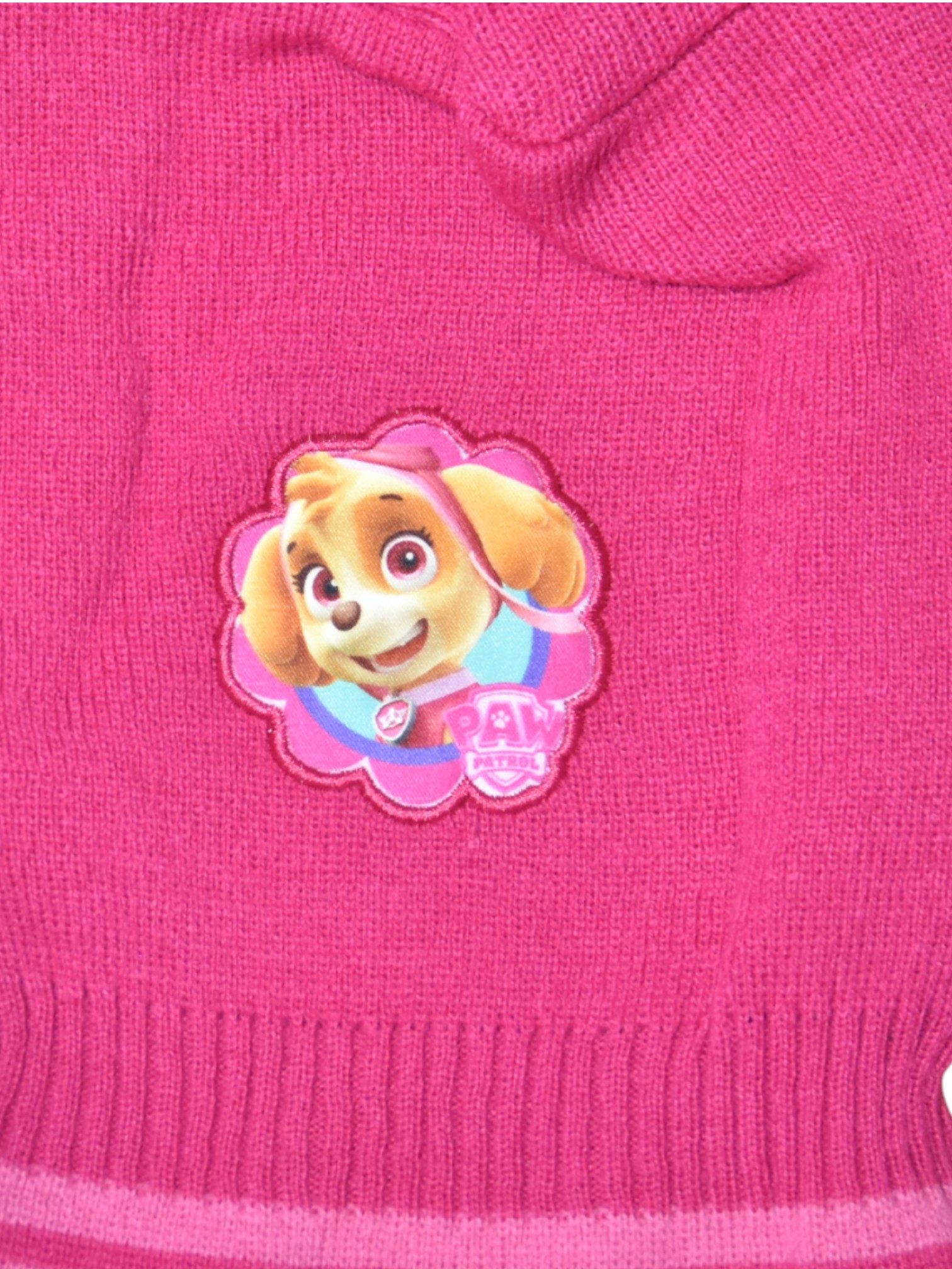 PAW PATROL Schlupfmütze Skye Kinder-Strickmütze für Mädchen 2-4 Jahre
